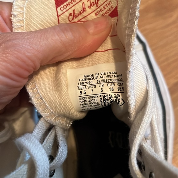 Women Converse Chuck Taylor Run Star Hike Hi Platform Shoes White Womens 7M - Picture 6 of 8